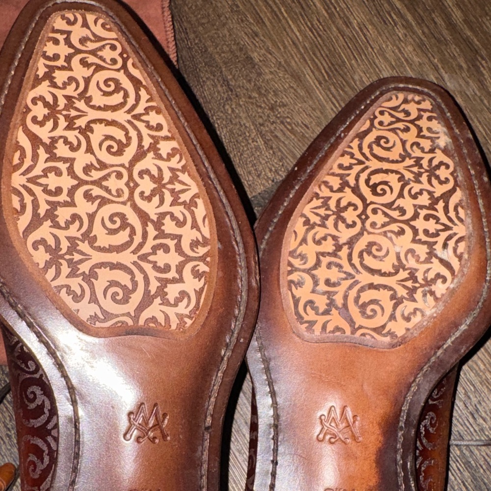 Mezlan Intricate Brown Leather Oxfords - Picture 11 of 12